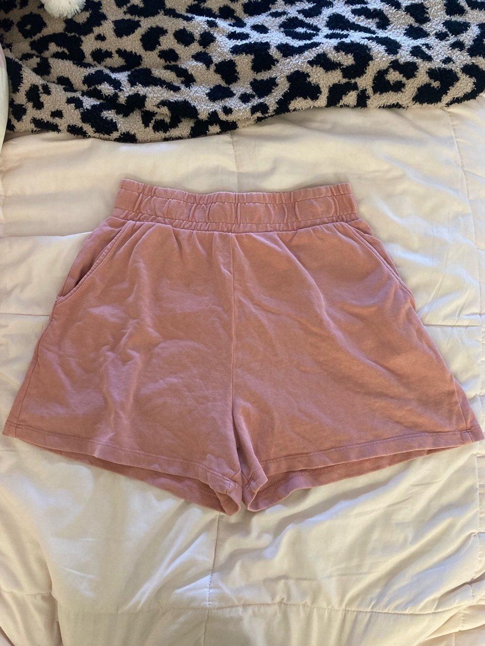 Zara Pink Sweat Shorts